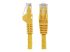 Startech 75ft CAT6 Ethernet Cable, 10 Gigabit Snagless RJ45 650MHz 100W PoE Patch Cord, CAT 6 10GbE UTP Network Cable w/Strain Relief, Yellow, Wiring is UL Certified/TIA - Front