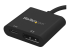 StarTech.com USB C to DisplayPort Adapter with Power Delivery, 4K 60Hz HBR2, USB Type-C to DP 1.2 Monitor/Display Video Converter w/ 60W PD Pass-Through Charging, Thunderbolt 3 Compatible - Close up