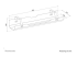 Neomounts - Cable management tray - Left-angle