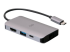 C2G USB C Docking Station with 4K HDMI, USB, Ethernet, and USB C - Left-angle