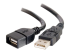 C2G 6.6ft USB Extension Cable - Right-angle