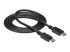 StarTech.com 5m Long DisplayPort 1.2 Cable with Latches DisplayPort 4k - Left-angle
