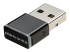 HP Poly BT600 - Bluetooth adapter for headset, headphones - Left-angle
