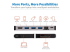 Eaton Tripp Lite Series USB C Docking Station USB Hub 4k w/ HDMI, Gbe Gigabit Ethernet, SD Card Reader, PD Charging - Multi-angle