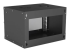 Intellinet Network Cabinet, Wall Mount (Basic), 6U, Usable Depth 340mm/Width 485mm, Black, Flatpack, Max 50kg, Glass Door, 19", Parts for wall installation (eg screws and rawl plugs) not included, Three Year Warranty - Back