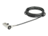 StarTech.com 6.5? (2m) Laptop Cable Lock, 4 Digit Combination Laptop/Desktop Security Cable Lock for Wedge Slot Computers/Laptops, Anti-Theft Vinyl-Coated Steel Combo Cable Lock, Portable - Front