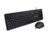 V7 CKU350US - Keyboard and mouse set - Left-angle