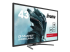 iiyama G-Master Red Eagle 43" LED Gaming Monitor - Left-angle