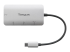 Targus - Hub - 2 x USB 3.2 Gen 1 + 1 x USB-C 3.2 Gen 1 + 1 x USB-C 3.2 Gen 1 (power delivery) - Front
