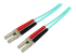 StarTech.com Aqua OM4 Duplex Multimode Fiber - Right-angle