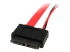 StarTech.com 36in Slimline SATA to SATA with LP4 Power Cable Adapter (SLSATAF36) - Close up