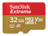 SanDisk Extreme - flash memory card - Front