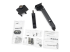 Ergotron HX - Mounting kit (articulating arm, desk clamp mount, extender arm, grommet mount, pivot) - Front