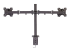 Lindy Dual Display Bracket w/ Pole & Desk Clamp - Back