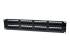 Intellinet Patch Panel, Cat6, UTP, 48-Port, 2U, Black - Back