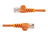 StarTech.com 0.5m Orange Cat5e / Cat 5 Snagless Ethernet Patch Cable 0.5 m - Front