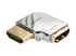 Lindy CROMO Left - HDMI right angle adapter - Left-angle