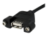 StarTech.com 1 ft Panel Mount USB Cable - Close up