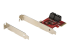 StarTech.com SATA PCIe Card, 4 Port PCIe SATA Expansion card, 6Gbps SATA Card, Low/Full Profile, SATA Stacked Connectors, ASM1164 Non-Raid SATA Controller Card - Left-angle