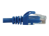 Eaton Tripp Lite Series Cat6a 10G Snagless Molded UTP Ethernet Cable (RJ45 M/M), PoE, Blue, 3 ft. (0.9 m) - Close up