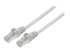 Intellinet Network Patch Cable, Cat6, 30m, Grey, Copper, S/FTP, LSOH / LSZH, PVC, RJ45, Gold Plated Contacts, Snagless, Booted, Lifetime Warranty, Polybag - Right-angle