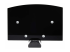 StarTech.com Floating Wall-Mounted AV Shelf, Adjustable Height Shelf For Under TV, Organize A/V Equipment On Black Tempered Glass Shelf - Top