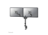 Neomounts DS60-425BL2 - Right-angle