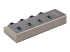 StarTech.com 4-Port Self-Powered USB-C Hub with Individual On/Off Switches, USB 3.0 5Gbps Expansion Hub w/Power Supply, Desktop/Laptop USB-C to USB-A Hub, 4x BC 1.2 (1.5A), USB Type C Hub - Back