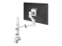 Dataflex Viewgo 120 - Mounting kit (articulating arm, desk clamp base, bolt-through desk mount) - Back