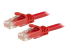 StarTech.com 50cm CAT6 Ethernet Cable, 10 Gigabit Snagless RJ45 650MHz 100W PoE Patch Cord, CAT 6 10GbE UTP Network Cable w/Strain Relief, Red, Fluke Tested/Wiring is UL Certified/TIA - Right-angle