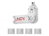 Lindy USB Port Blocker - Front