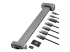 Trust Dalyx Aluminium 10-in-1 USB-C Multi-port Dock - Close up