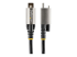 StarTech 3ft 1m Top Screw Locking USB C Cable 10Gbps, USB 3.1/3.2 Gen 2 Type-C Cable, 100W (5A) Power Delivery Charging, DP Alt Mode, Single Screw Lock, USB-C to C Cord, Charge/Sync - Multi-angle