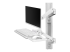 Ergotron LX Pro - Mounting kit (2 arms, 2 extensions, keyboard tray, slide-out mouse tray, mouse holder, 2 wall mount bases, wall track 34", wall bracket, 2 cable channels, monitor pivot, keyboard pivot) - Multi-angle
