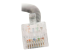 C2G Cat5e Non-Booted Unshielded (UTP) Network Crossover Patch Cable - Left side