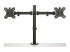 Startech Desk Mount Dual Monitor Arm, Desk Clamp / Grommet VESA Monitor Mount for up to 32 inch Displays, Ergonomic Articulating Monitor Arm, Height Adjustable/Tilt/Swivel/Rotating - Front