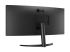 LG 34" Ultrawide 34WR50QK-B QHD Curved HDR Business/Gaming Monitor - Back