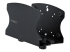 StarTech.com PC Wall Mount Bracket, For Desktop Computers Up To 40lb, Toolless Width Adjustment 1.9-7.8in (50-200mm), Heavy-Duty Steel, CPU Tower/Case Shelf/Holder, Includes Mounting Hardware and Spacers (2NS-CPU-WALL-MOUNT) - Back