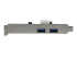 Startech 2 Port PCI Express (PCIe) SuperSpeed USB 3.0 Card Adapter with UASP - Left side