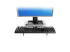 Dataflex Addit monitor riser 550 - Front