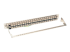 Eaton Tripp Lite Series 48-Port Cat6a Patch Panel Rackmount Shielded Feedthrough RJ45 1U - Left-angle
