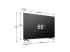 Hisense 55E7NQTUK PRO E7N PRO Series - Left-angle