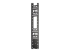 Eaton Tripp Lite Series 48U Rack Enclosure Server Cabinet Vertical Cable Management Bars - Close up