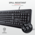 Trust TKM-250 Keyboard And Mouse Set - Front